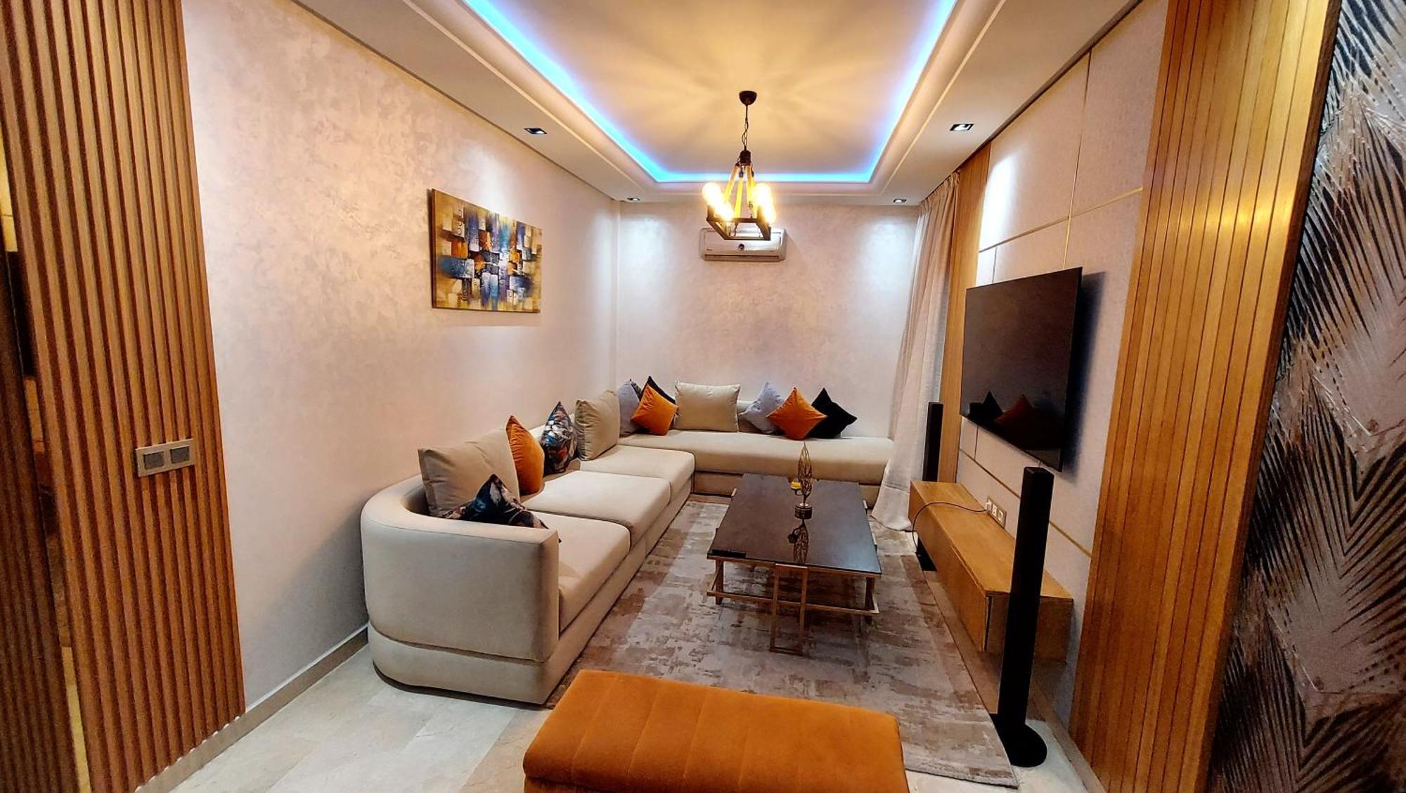 Luxury Downtown Apartment Of 80M2 In Front Of Hassan 2 Mosque And Sea From Family , Pour Famille , Interdit Couples Araabic Non Marie, Forbidden Unmarried Araabic Couples Basement Car Park Casablanca Eksteriør billede